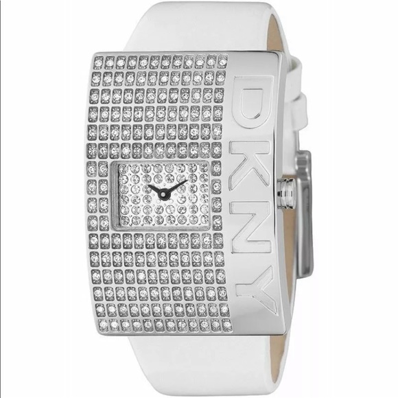 Vintage DKNY Crystal Face Women Wrist watch
